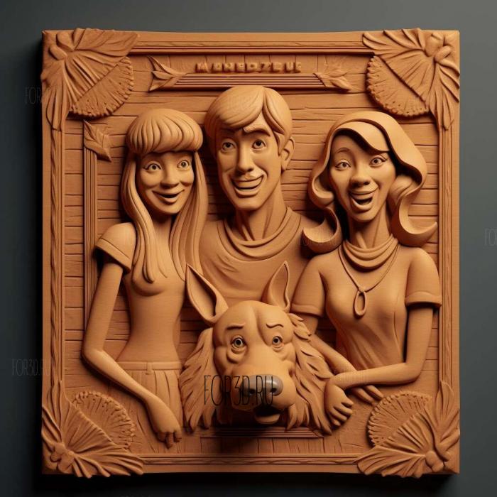 Be Cool Scooby Doo TV series 1 stl model for CNC